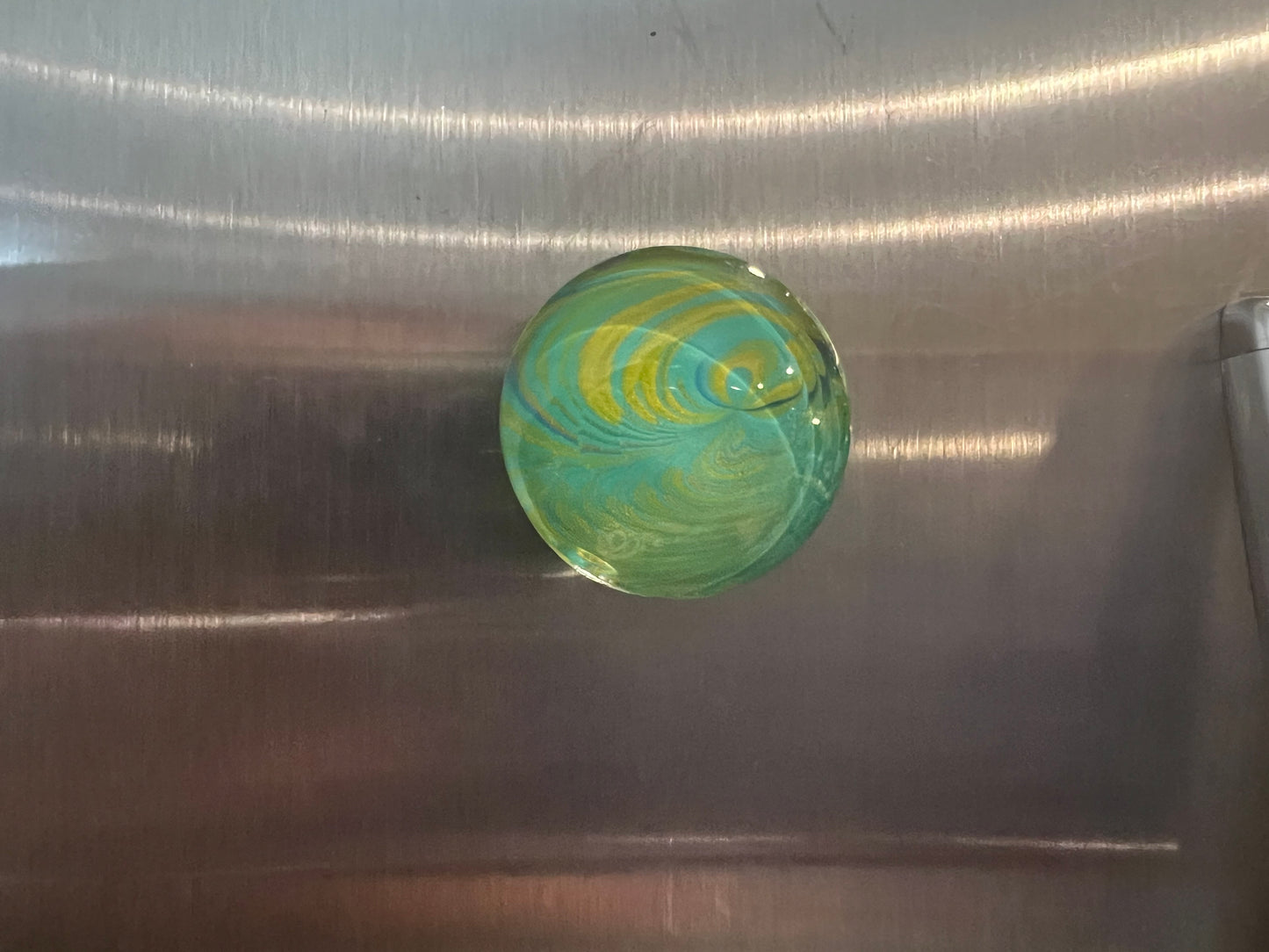 Handmade 18mm Glass Cabochon Magnets Set of 5 Acrylic Pour Art Skins Unique Fridge Decor Locket Accessories Office Magnets Gift Set